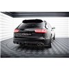 Maxton - Diffuseur Arrière Complet Audi A6 Sedan / Avant C7 (Version avec double échappement des deux côtés) 
