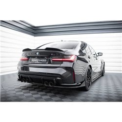 Maxton - Lames De Pare-Chocs Arrière Latérales V.3 CSL Look BMW M3 Sedan / Touring G80 / G81 