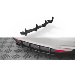 Maxton - Street Pro Central Diffuseur Arriere V.1 BMW 4 M-Pack F32 Noir