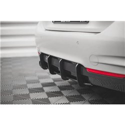 Maxton - Street Pro Central Diffuseur Arriere V.1 BMW 4 M-Pack F32 Noir