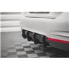 Maxton - Street Pro Central Diffuseur Arriere V.1 BMW 4 M-Pack F32 Noir