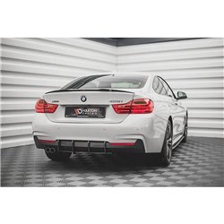 Maxton - Street Pro Central Diffuseur Arriere V.1 BMW 4 M-Pack F32 Noir