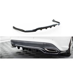 Maxton - Arriere Splitter (avec une barre verticale) Mercedes-Benz CLA C117 Facelift