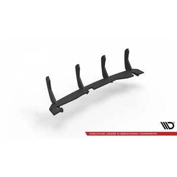 Maxton - Street Pro Central Diffuseur Arriere V.1 BMW 4 M-Pack F32 Rouge