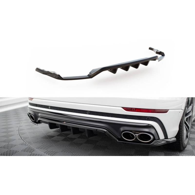 Maxton - Arriere Splitter (avec une barre verticale) Audi SQ8 Mk1