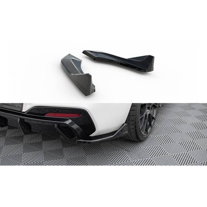 Maxton - Lames De Pare-Chocs Arrière Latérales (Pour jupe arrière V.3) BMW 1 M-Pack / M140i F20 Facelift