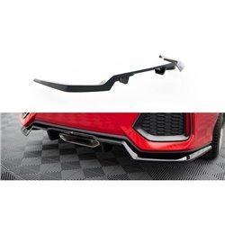 Maxton - Arriere Splitter (avec une barre verticale) Honda Civic SI Mk10