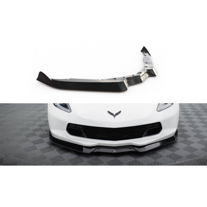 Maxton - Lame Du Pare-Chocs Avant V.2 Chevrolet Corvette Stingray / Z06 C7