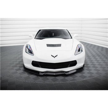 Maxton - Lame Du Pare-Chocs Avant V.2 Chevrolet Corvette Stingray / Z06 C7 