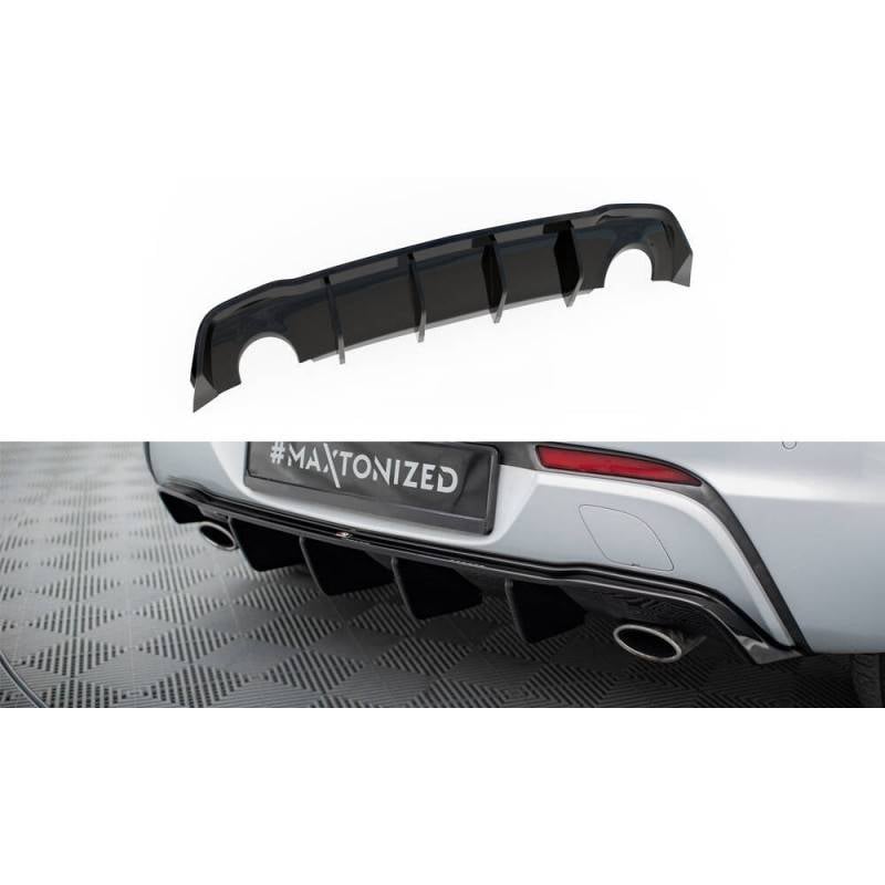 Maxton - Diffuseur Arrière Complet Opel Astra GTC OPC-Line J (Version avec échappements simples des deux côtés)