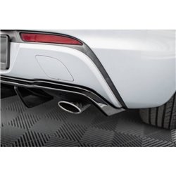 Maxton - Diffuseur Arrière Complet Opel Astra GTC OPC-Line J (Version avec échappements simples des deux côtés) 