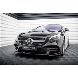 Maxton - Lame Du Pare-Chocs Avant V.1 Mercedes-Benz S Coupe AMG-Line C217 Facelift 