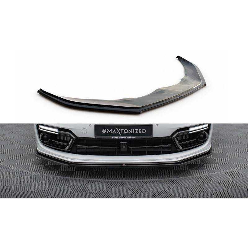 Maxton - Lame Du Pare-Chocs Avant Porsche Panamera GTS 971 Look Carbone