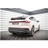 Maxton - Central Arriere Lame (avec une barre verticale) Audi Q4 e-tron Sportback Mk1 Look Carbone