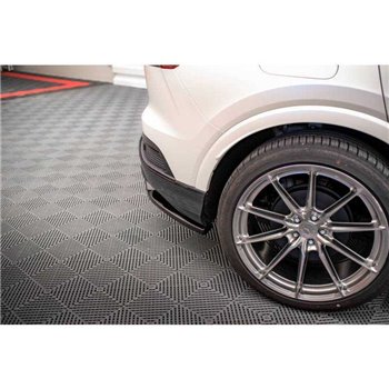 Maxton - Central Arriere Lame (avec une barre verticale) Audi Q4 e-tron Sportback Mk1 Look Carbone