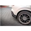 Maxton - Central Arriere Lame (avec une barre verticale) Audi Q4 e-tron Sportback Mk1 Look Carbone