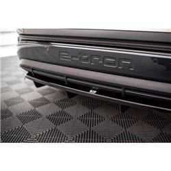 Maxton - Central Arriere Lame (avec une barre verticale) Audi Q4 e-tron Sportback Mk1 Look Carbone
