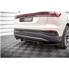 Maxton - Central Arriere Lame (avec une barre verticale) Audi Q4 e-tron Sportback Mk1 Look Carbone