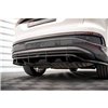 Maxton - Central Arriere Lame (avec une barre verticale) Audi Q4 e-tron Sportback Mk1 Look Carbone