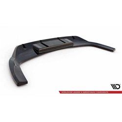Maxton - Central Arriere Lame (avec une barre verticale) Audi Q4 e-tron Sportback Mk1 Look Carbone