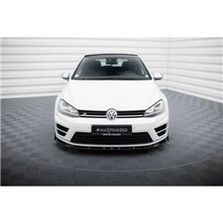Maxton - Lame Du Pare-Chocs Avant V.5 + Ailerons Volkswagen Golf R / R-Line Mk7 