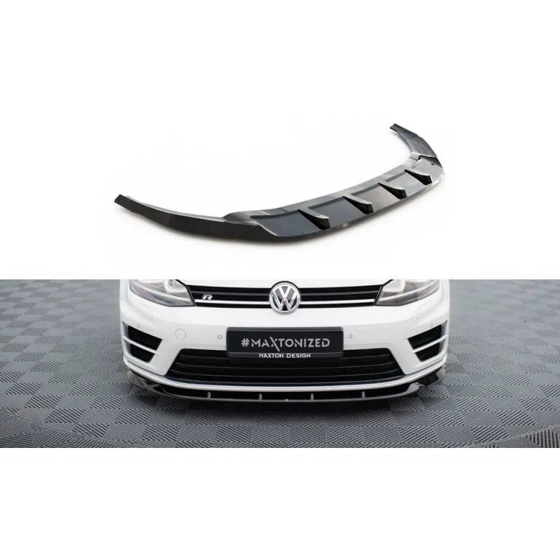 Maxton - Lame Du Pare-Chocs Avant V.6 Volkswagen Golf R / R-Line Mk7