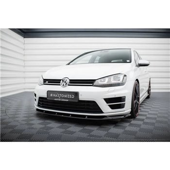 Maxton - Lame Du Pare-Chocs Avant V.6 Volkswagen Golf R / R-Line Mk7 