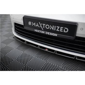 Maxton - Lame Du Pare-Chocs Avant V.5 Volkswagen Golf R / R-Line Mk7 