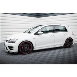 Maxton - Rajouts Des Bas De Caisse V.3 + Ailerons Volkswagen Golf R / R-Line Mk7 