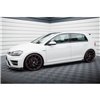 Maxton - Rajouts Des Bas De Caisse V.3 + Ailerons Volkswagen Golf R / R-Line Mk7 