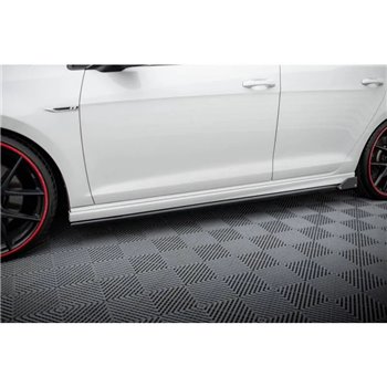Maxton - Rajouts Des Bas De Caisse V.3 + Ailerons Volkswagen Golf R / R-Line Mk7 
