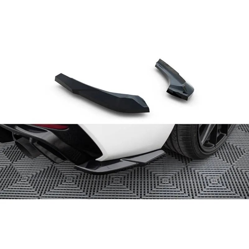 Maxton - Lames De Pare-Chocs Arrière Latérales V.5 (Pour jupe arrière v.3) BMW 1 M-Pack / M140i F20 Facelift