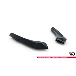 Maxton - Lames De Pare-Chocs Arrière Latérales V.5 (Pour jupe arrière v.3) BMW 1 M-Pack / M140i F20 Facelift 