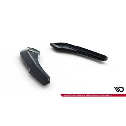 Maxton - Lames De Pare-Chocs Arrière Latérales V.5 (Pour jupe arrière v.3) BMW 1 M-Pack / M140i F20 Facelift 