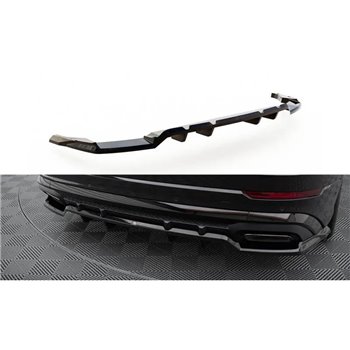 Maxton - Arriere Splitter (avec une barre verticale) V.1 Audi SQ8 / Q8 S-Line Mk1 Facelift