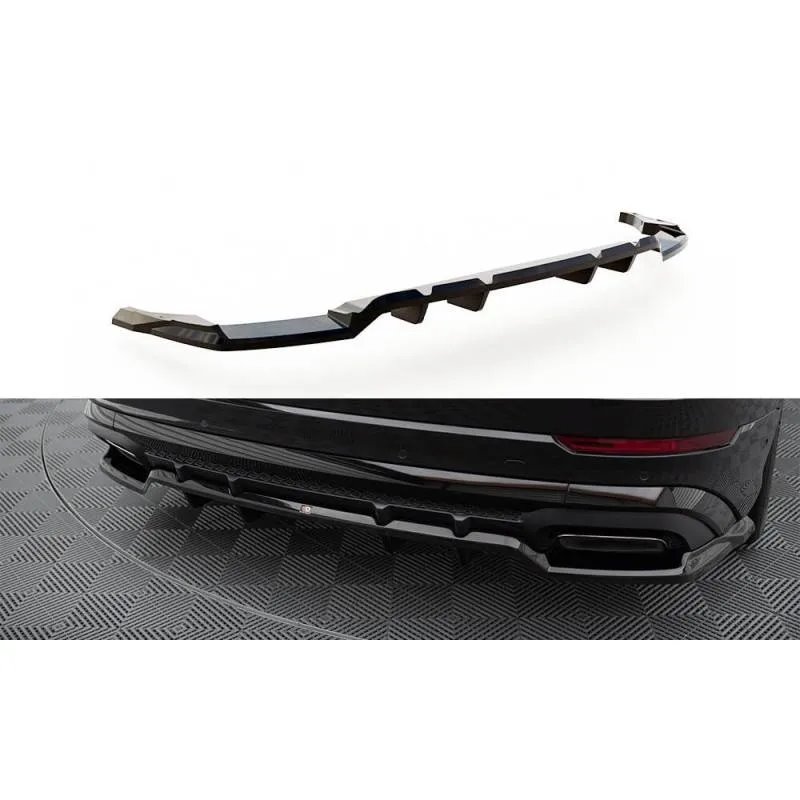 Maxton - Arriere Splitter (avec une barre verticale) V.1 Audi SQ8 / Q8 S-Line Mk1 Facelift