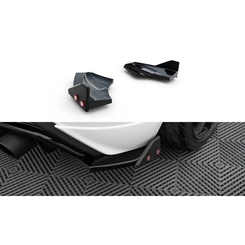 Maxton - Lames De Pare-Chocs Arrière Latérales V.3 Ford Fiesta ST Mk7 Facelift