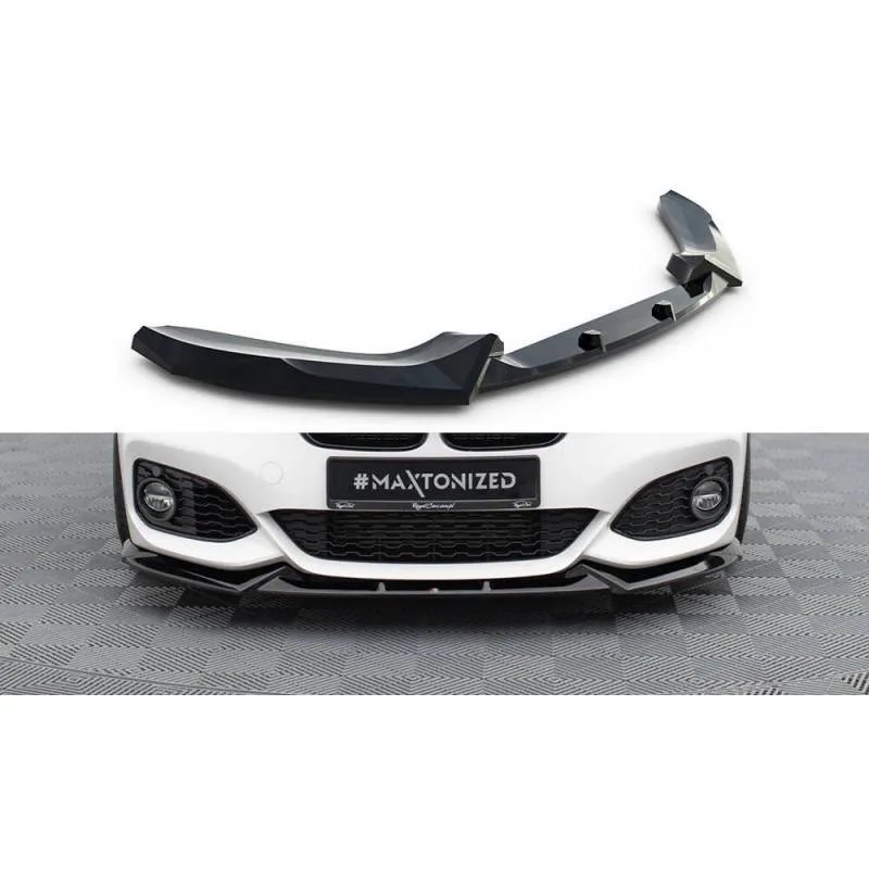 Maxton - Lame Du Pare-Chocs Avant V.5 BMW 1 M-Pack / M140i F20 Facelift