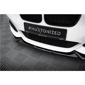 Maxton - Lame Du Pare-Chocs Avant V.5 BMW 1 M-Pack / M140i F20 Facelift 