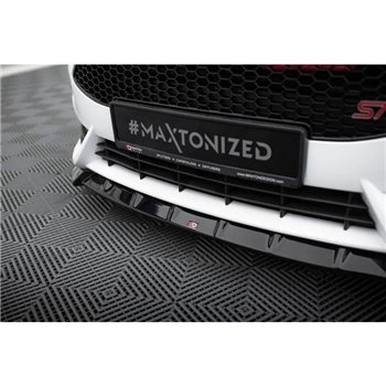 Maxton - Lame Du Pare-Chocs Avant V.6 Ford Fiesta ST Mk7 Facelift 
