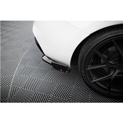 Maxton - Lames De Pare-Chocs Arrière Latérales V.5 + Ailerons (Pour jupe arrière V.3) BMW 1 M-Pack / M140i F20 Facelift 