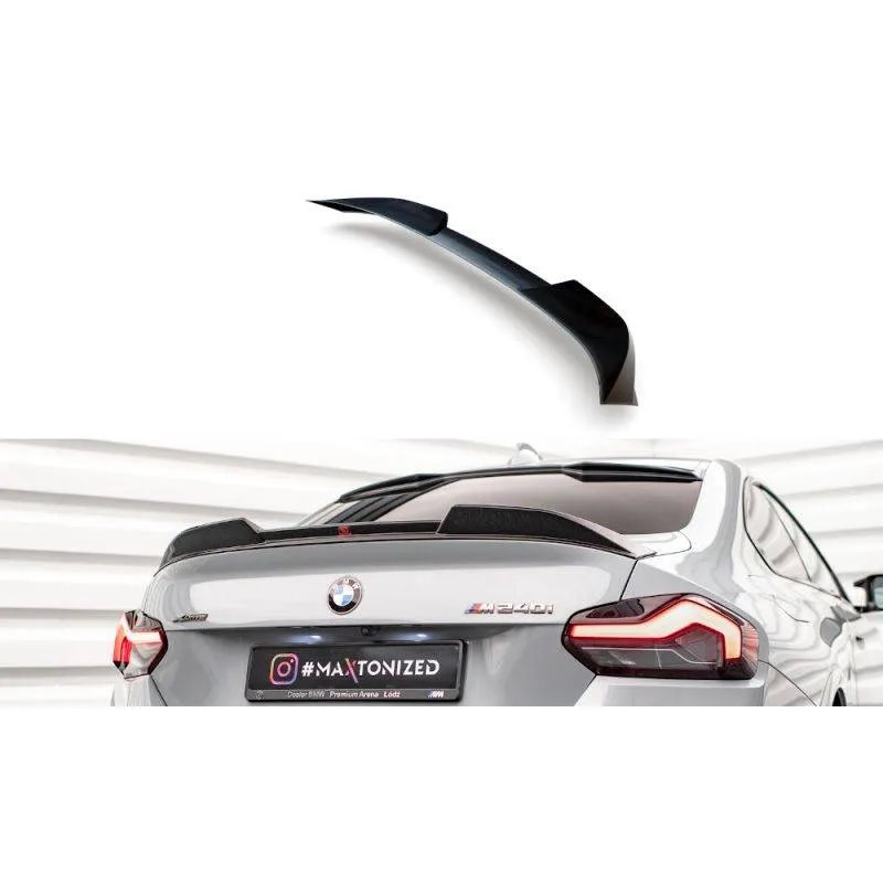 Maxton - Spoiler Cap 3D BMW 2 Coupe G42 / M2 G87 Noir Brillant