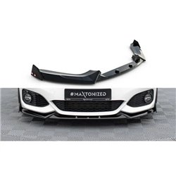 Maxton - Lame Du Pare-Chocs Avant V.5 + Ailerons BMW 1 M-Pack / M140i F20 Facelift