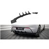 Maxton - Street Pro Diffuseur Arrière Complet Opel Astra GTC OPC-Line J Noir-Rouge + Rabats Brillant