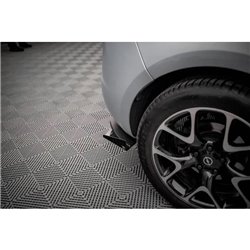 Maxton - Street Pro Diffuseur Arrière Complet Opel Astra GTC OPC-Line J Noir-Rouge + Rabats Brillant