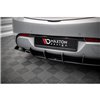 Maxton - Street Pro Diffuseur Arrière Complet Opel Astra GTC OPC-Line J Noir-Rouge + Rabats Brillant