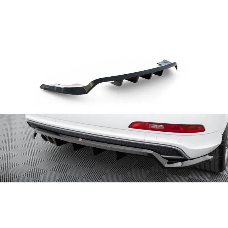Maxton - Arriere Splitter (avec une barre verticale) Audi Q3 S-line 8U