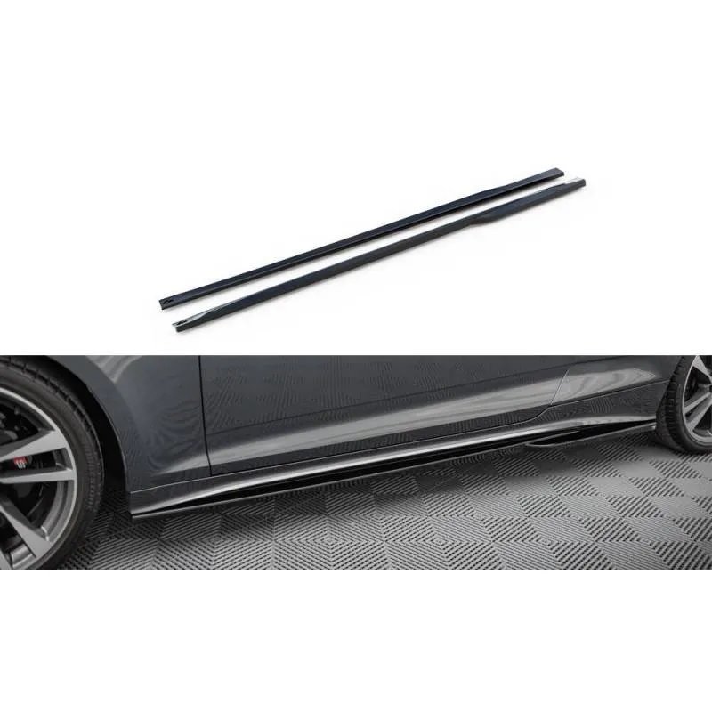 Maxton - Rajouts Des Bas De Caisse Audi S5 Coupe / A5 S-Line Coupe F5 Facelift