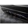 Maxton - Street Pro Lame Du Pare Chocs Arriere Mercedes-Benz A AMG-Line W176 Facelift Noir-Rouge + Rabats Brillant
