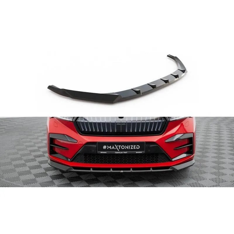 Maxton - Lame Du Pare-Chocs Avant Skoda Enyaq Coupe iV RS